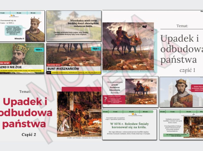 Upadek i odbudowa państwa - prezentacja historia klasa 5