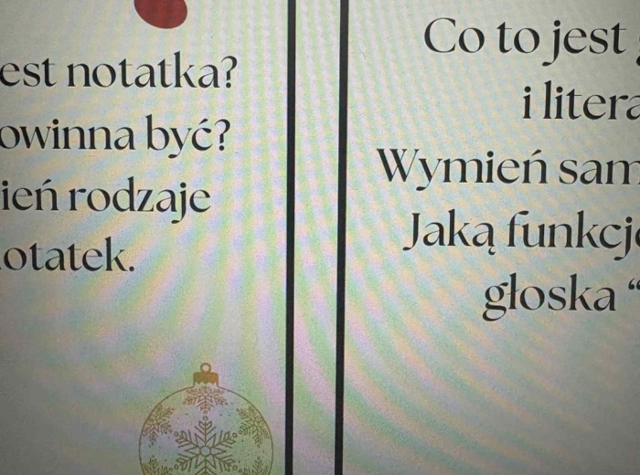 Kalendarz adwentowy- kl. 4