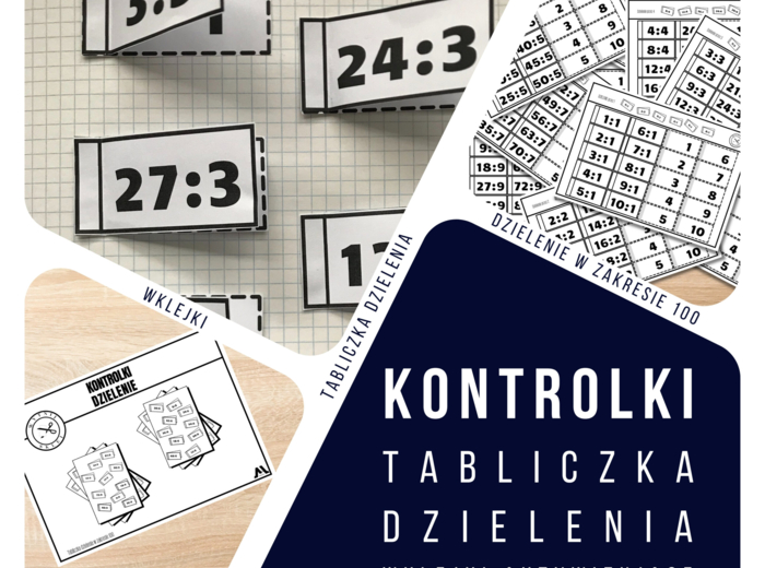 Kontrolki - tabliczka dzielenia