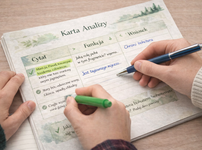 Las jako bohater literacki