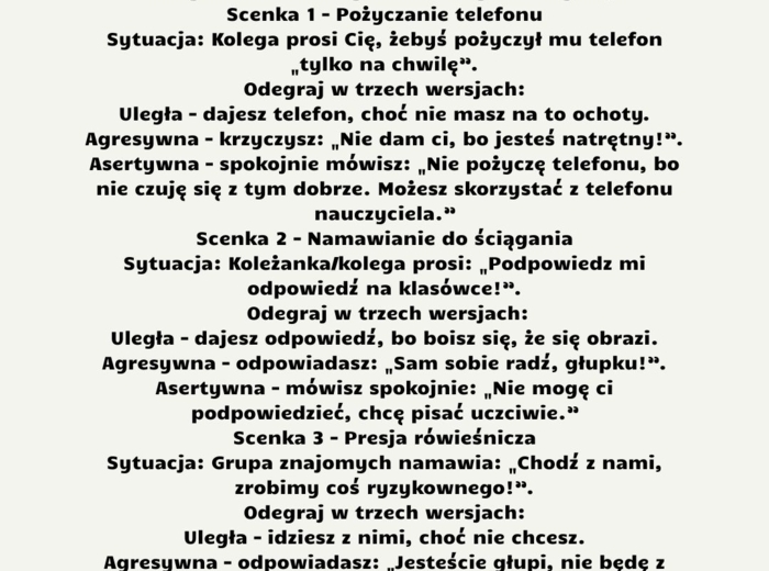 Scenariusze edukacja zdrowotna klasa 6 część 2 (lekcje 17-32) na podstawie programu nauczania proponowanego przez MEN HOLISTYCZNA EDUKACJA PROZDROWOTNA W SZKOLE PODSTAWOWEJ – CIAŁO, UMYSŁ, DUCH. Program nauczania edukacji zdrowotnej dla klas IV-VIII szko