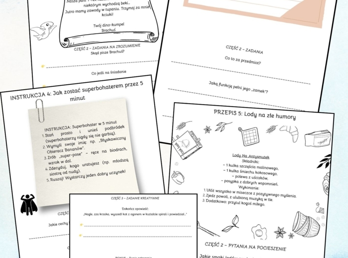 „Czytam, Rozumiem, Działam” – Zestaw zadań do czytania ze zrozumieniem z twistem!