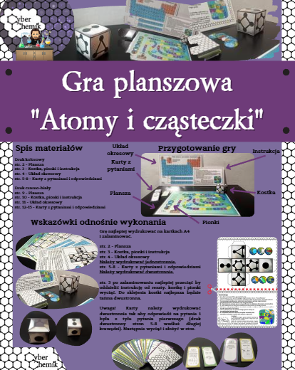 Klasa 7. Chemia. Gra planszowa - Atomy i cząsteczki