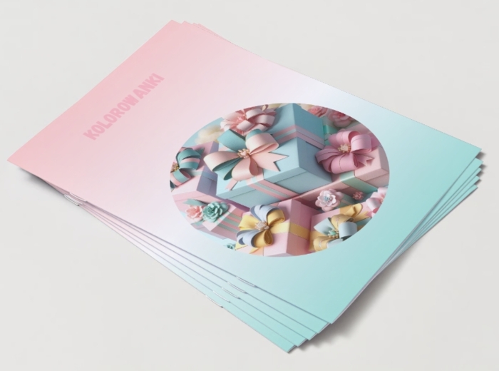 Kolorowanki. Prezenty