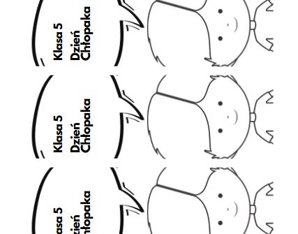 Zakładka na Dzień Chłopaka, Klasa 5