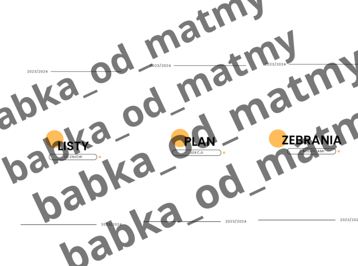 Teczka wychowawcy - przegródki, aby o niczym nie zapomnieć