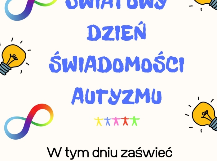 Plakat "Światowy dzień świadomości autyzmu"