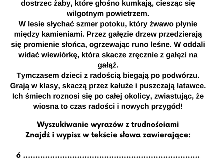 Kart Pracy – 100 stron ćwiczeń ortograficznych i czytania ze zrozumieniem