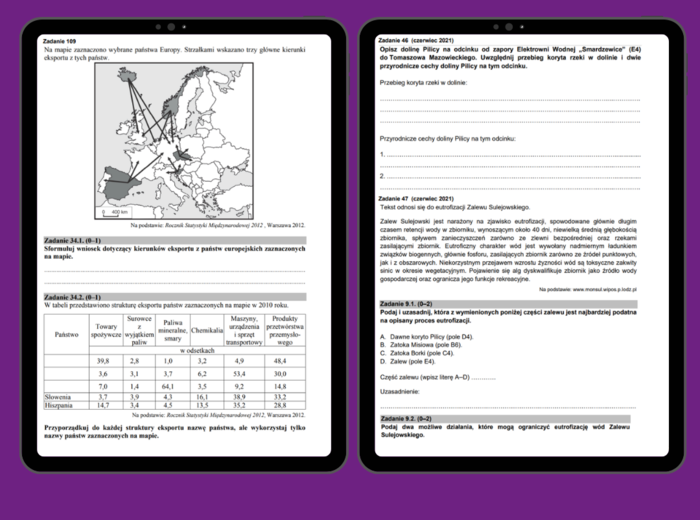 Zbiór zadań maturalnych - Geografia
