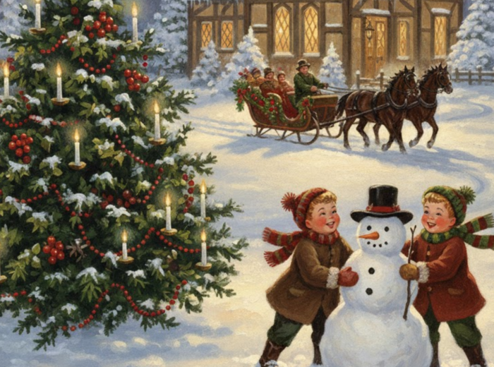 🎄📜 Old School Christmas. Angielski - gotowe lekcje