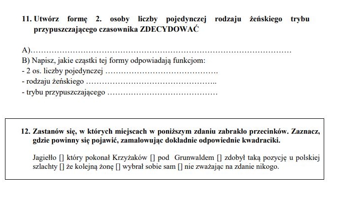 TEST PRZYGOTOWUJĄCY DO ETAPU OKRĘGOWEGO OLIJP DLA SP