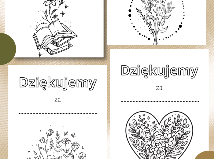 Zakończenie Roku Szkolnego, Dzień Ojca, Dzień Rodziny- uniwersalne podziękowania dla bliskich osób