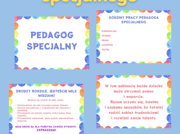 Gazetka pedagoga specjalnego – dekoracja, która wspiera i edukuje