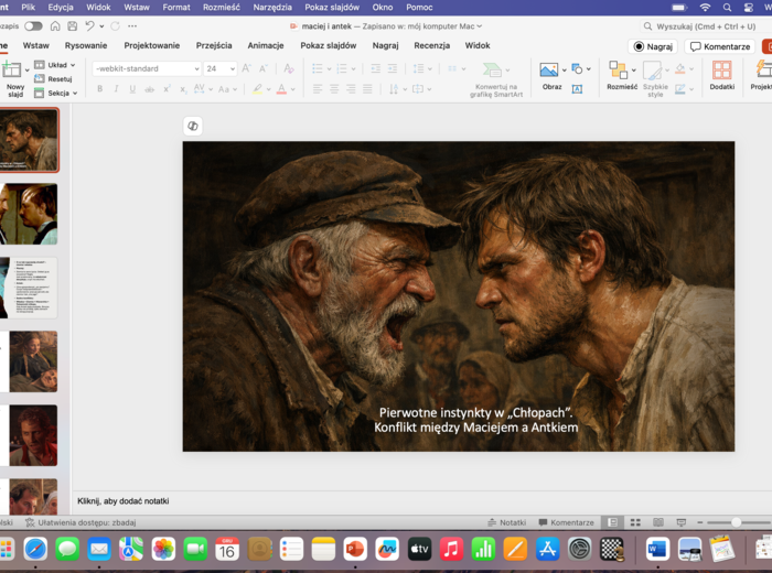 Pierwotne instynkty w "Chłopach" - konflikt Macieja z Antkiem