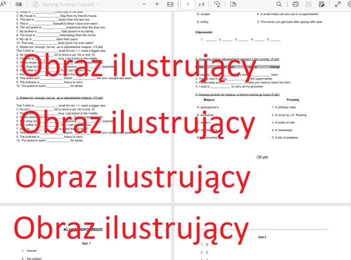 English Class A2 unit 2 test