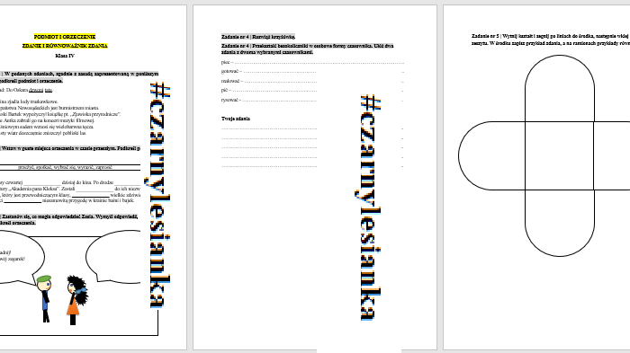 Podmiot i orzeczenie, równoważnik zdania