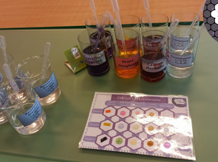 Klasa 7 i 8. Chemia. Eksperymenty z pH​