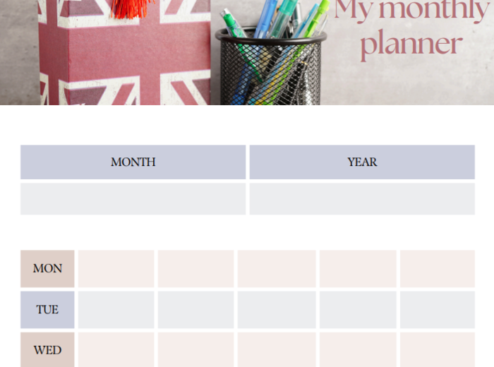 Planer korepetytora j.ang. _ do druku