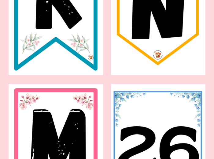 RODZINA - GIRLANDY -3 wersje graficzne, ekonomiczne w druku, świetna dekoracja /170 stron/