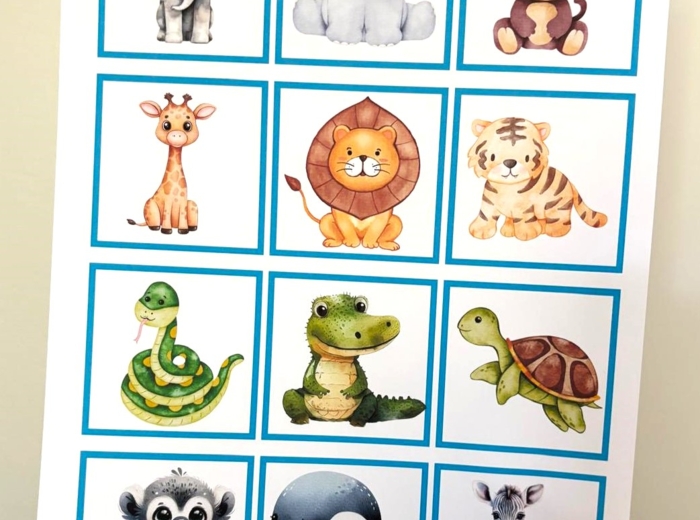 Zestaw 168 kolorowych znaczków z uroczymi zwierzątkami!