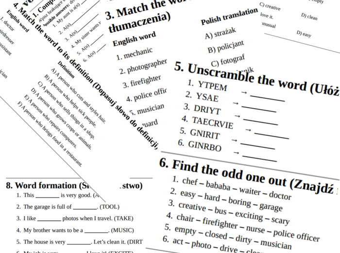 Junior Explorer 5 – Unit 2 – vocabulary revision