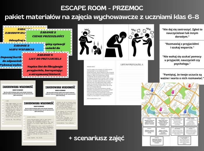 Escape Room – Przeciwdziałanie Przemocy wśród Dzieci i Młodzieży