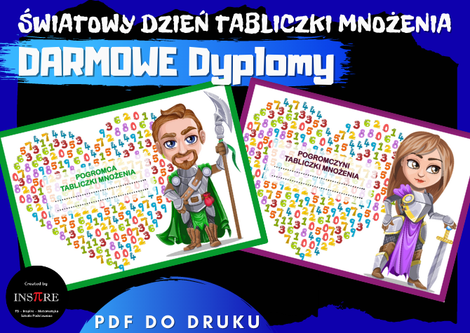 Darmowe Dyplomy - ŚWIATOWY DZIEŃ TABLICZKI MNOŻENIA