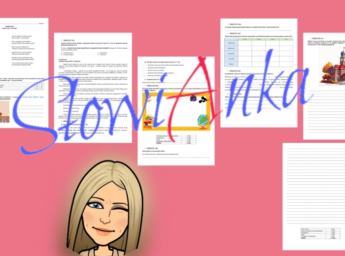 Sprawdzian z rozdz. III pt. „Ja i nauka” do podręcznika wydawnictwa WSiP „Zamieńmy słowo” dla klasy 4