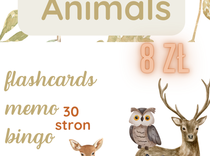 FOREST ANIMALS set