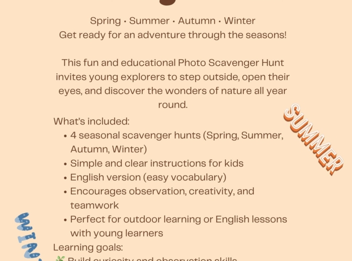 Scavenger Hunt for Kids, poszukiwanie skarbów, scavenger hunt, zabawa edukacyjna, przedszkole, klasy 1–3, nauka przez zabawę, aktywność ruchowa, gry edukacyjne, scavenger hunt, educational game, preschool, grades 1–3, learning through play, physical acti