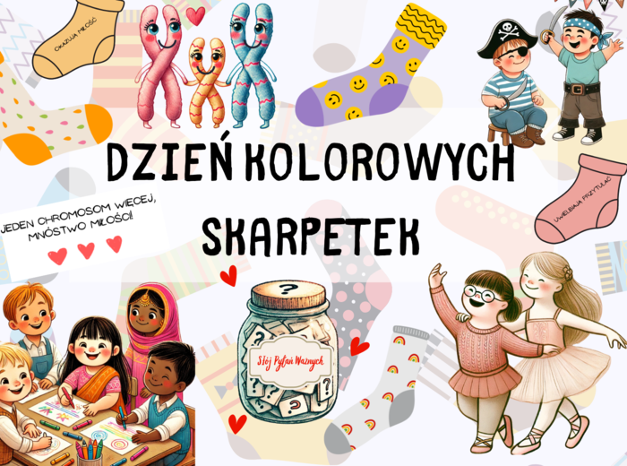 Dzień Kolorowych Skarpetek/ Dzień Dzieci z Zespołem Downa