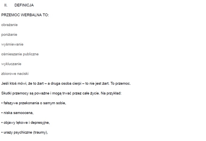 Słowa mają znaczenie – przemoc werbalna i odpowiedzialność