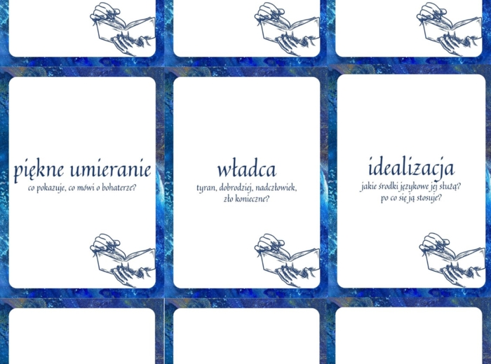 Motywy maturalne - karty