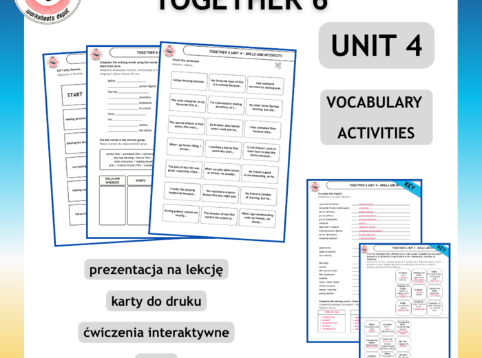 Together 6 Unit 4 - vocabulary activities