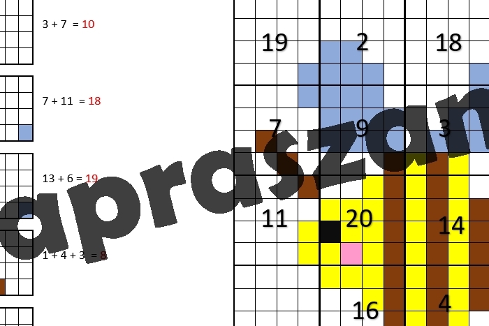 Kodowanie z dodawaniem do 20