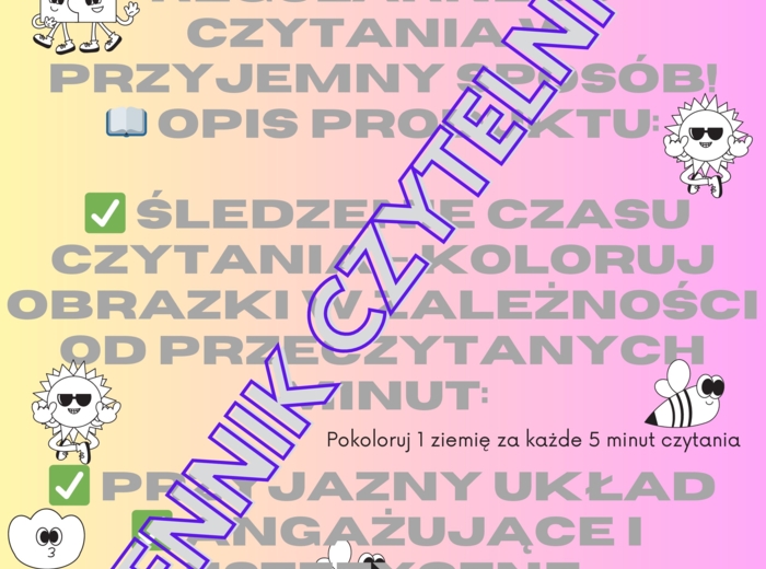 Dziennik czytelniczy 5 stron