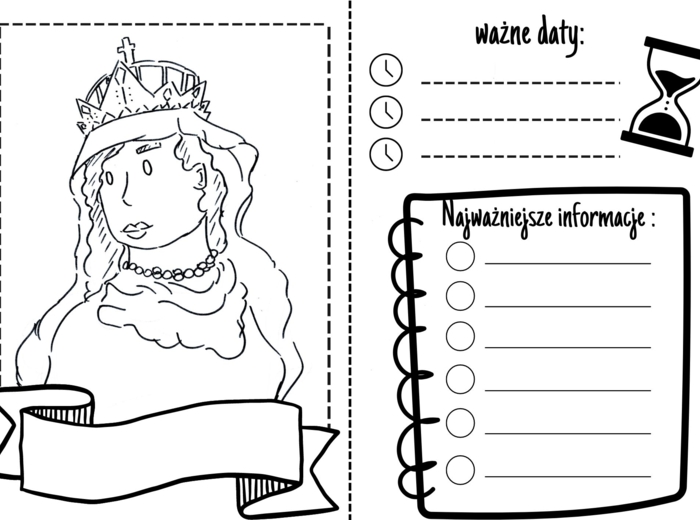 Biografie na kartach - zestaw 8 kart z postaciami historycznymi