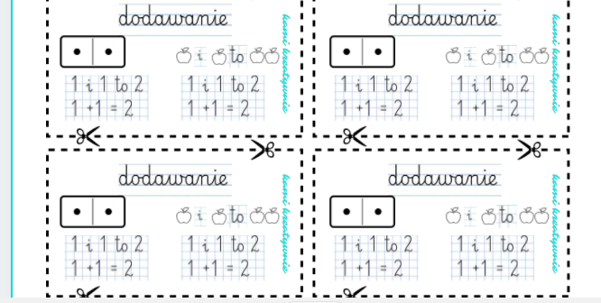Dodawanie i odejmowanie - wklejka