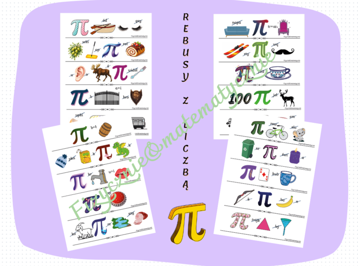 Rebusy z liczbą π w roli głównej – część 3 | Dzień Liczby Pi | Nauka przez zabawę
