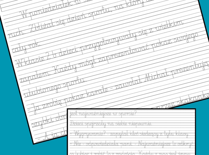 ✍️ Terapia ręki z opowiadaniem pełnym wartości! „Każdy ma swój styl” – do kaligrafii, treningu pisania opowiadania i refleksji