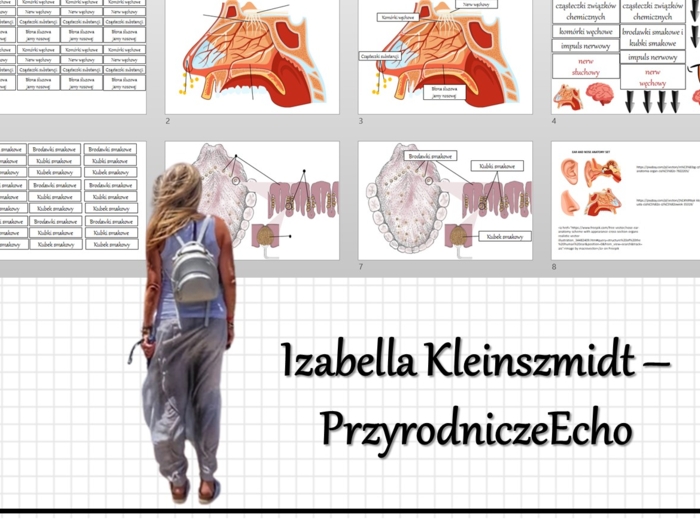 Materiał do zalaminowania/praca w grupach/stacje zadaniowe/układanka/puzzle „Zmysły powonienia, smaku i dotyku”, Biologia 7. Dział „Narządy zmysłów”