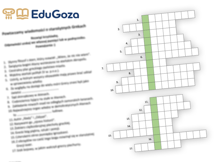 Starożytna Grecja - krzyżówka