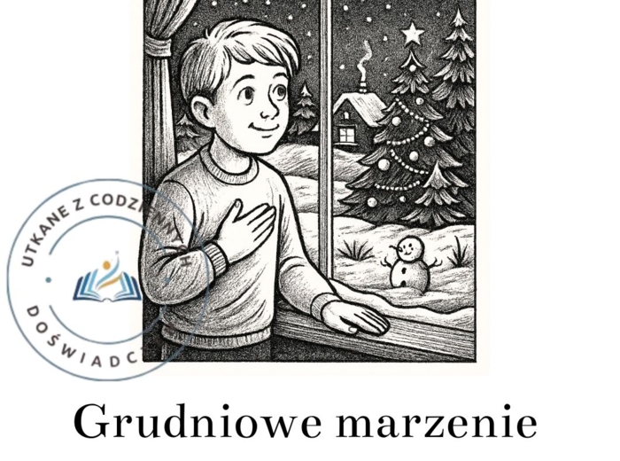 Grudniowe marzenie o śniegu. Czytanie ze zrozumieniem dla klas VII-VIII z kluczem odpowiedzi.