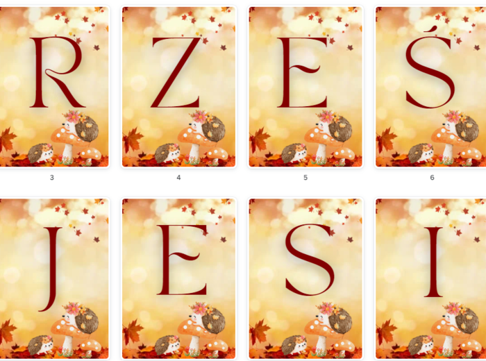 23 WRZEŚNIA - JESIEŃ GIRLANDA