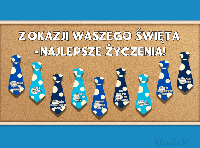 GAZETKA NA DZIEŃ CHŁOPAKA – „Z OKAZJI WASZEGO ŚWIĘTA - NAJLEPSZE ŻYCZENIA!”