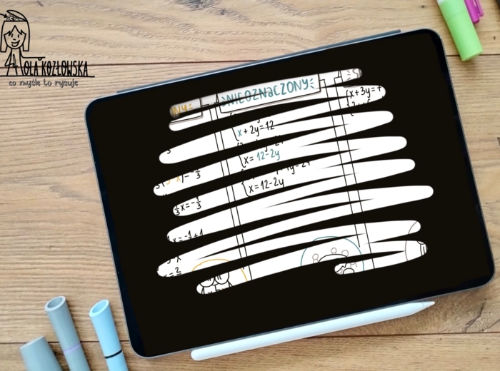 Układ równań - metoda podstawiania