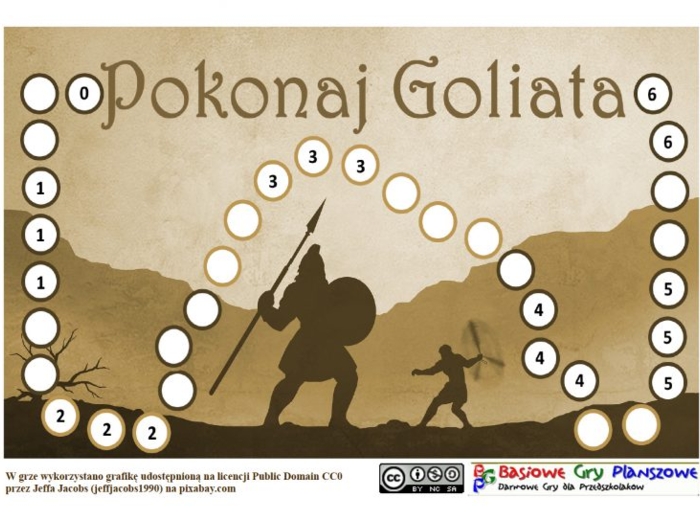 Pokonaj Goliata – Gra planszowa