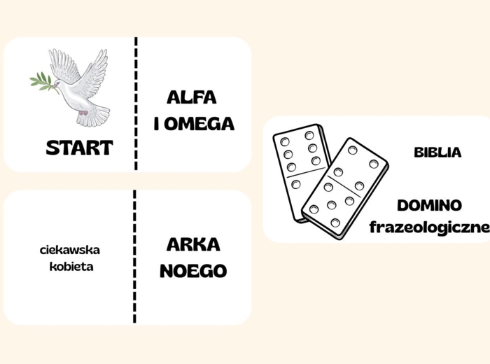 Biblizmy - domino frazeologiczne