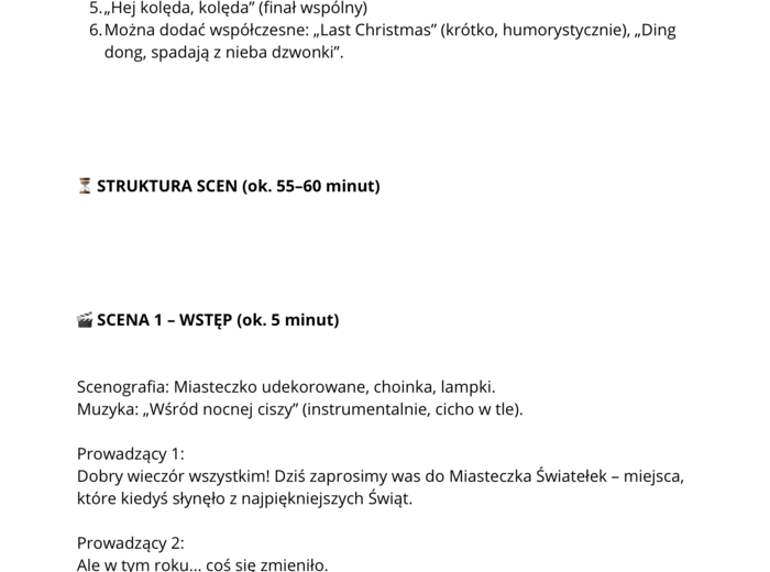 PAKIET 3 SCENARIUSZY NA JASEŁKA 🎄(klasy 4-8)