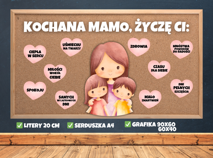 Gazetka szkolna - KOCHANA MAMO, ŻYCZĘ CI: